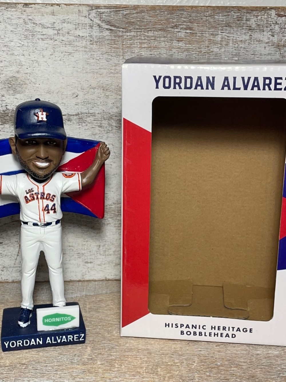 MLB Houston Astros Yordan Alvarez Hispanic Heritage Bobblehead SGA Brand New